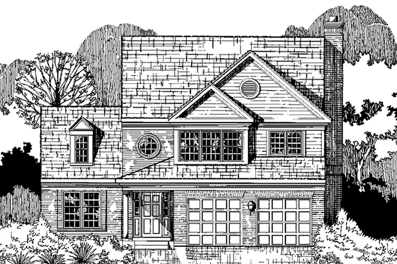 House Plan Design - Traditional Exterior - Front Elevation Plan #953-103