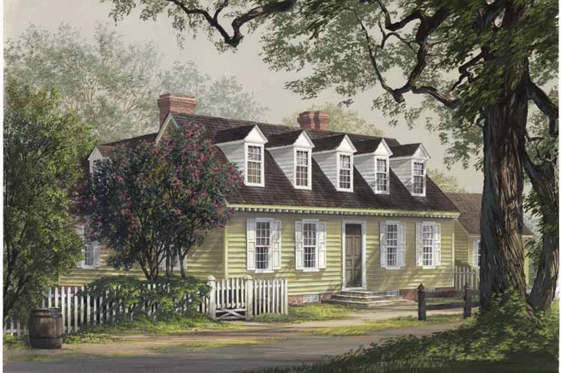 Dream House Plan - Colonial Exterior - Front Elevation Plan #137-341