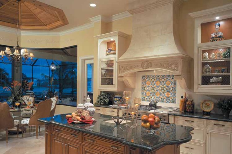 Home Plan - Interior - Kitchen for Mediterranean House Plan #930-107 - 4 bed, 4.5 bath