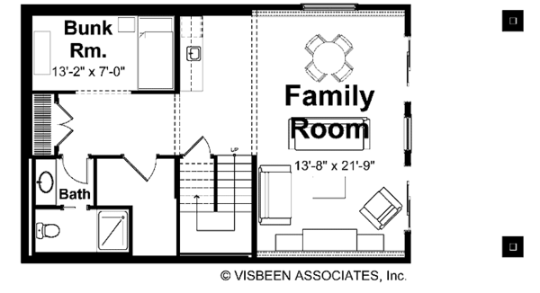 House Design - Country Floor Plan - Lower Floor Plan #928-110