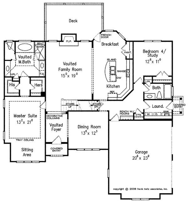 House Plan Design - European Floor Plan - Main Floor Plan #927-405
