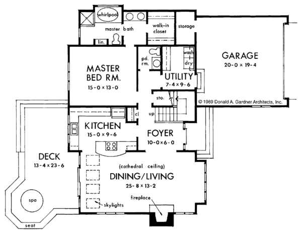 Dream House Plan - Traditional Floor Plan - Main Floor Plan #929-72