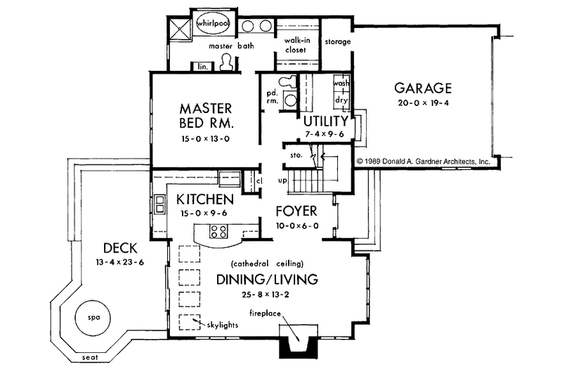 Home Plan - Floor Plan - Main Floor for Traditional House Plan #929-72 - 3 bed, 2.5 bath