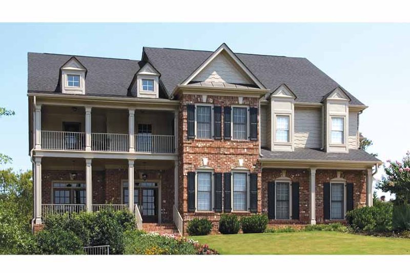 Dream House Plan - Exterior - Front Elevation 3 for Traditional House Plan #54-321 - 4 bed, 3.5 bath