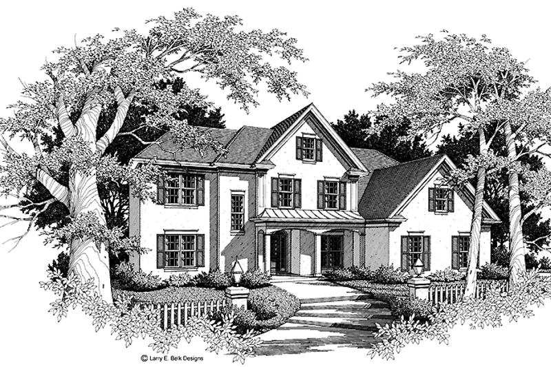 House Design - Country Exterior - Front Elevation Plan #952-41