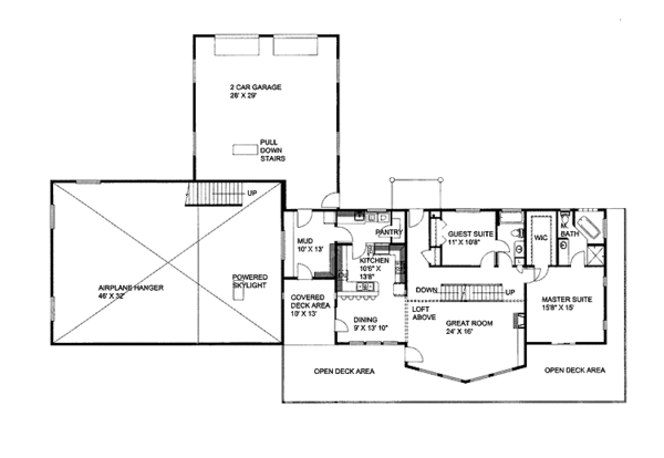 Home Plan - Mediterranean Floor Plan - Main Floor Plan #117-810