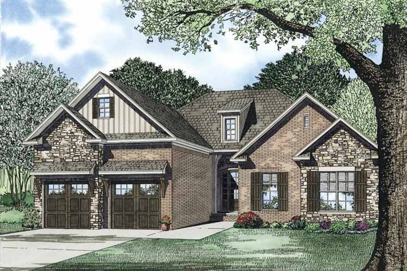 Ranch Style House Plan - 3 Beds 2 Baths 1715 Sq/Ft Plan #17-3325
