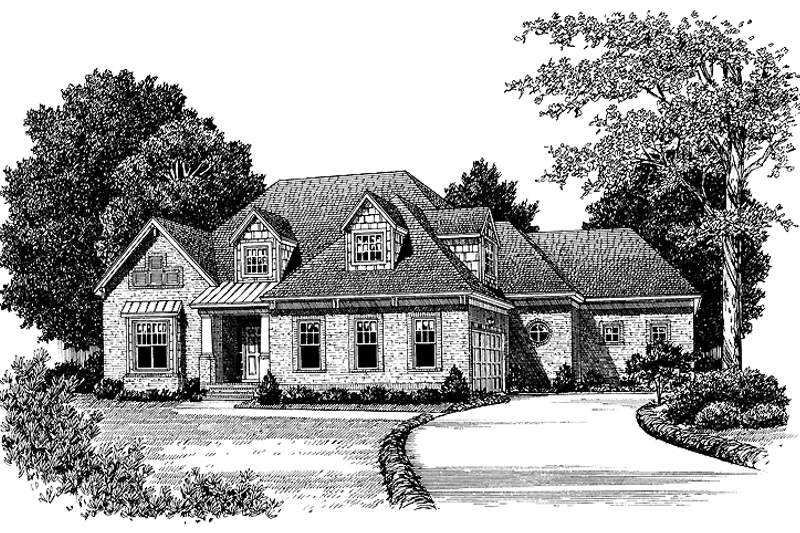 Architectural House Design - Craftsman Exterior - Front Elevation Plan #453-291