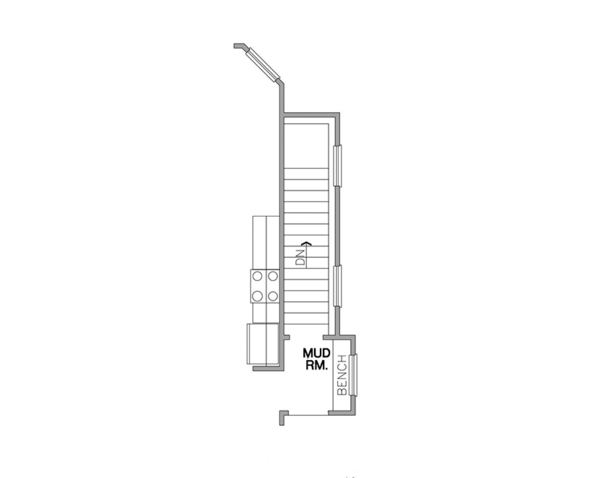 Home Plan - Optional Basement Stair Placement