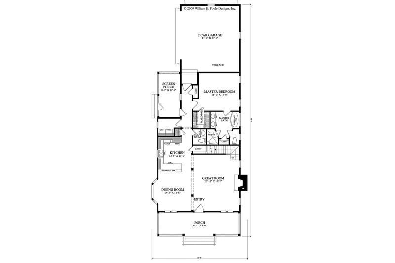 Dream House Plan - Floor Plan - Main Floor for Traditional House Plan #137-358 - 3 bed, 2.5 bath