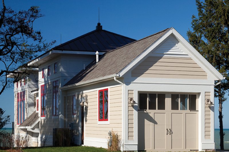 Dream House Plan - Exterior - Front Elevation 2 for Contemporary House Plan #928-249 - 3 bed, 3.5 bath