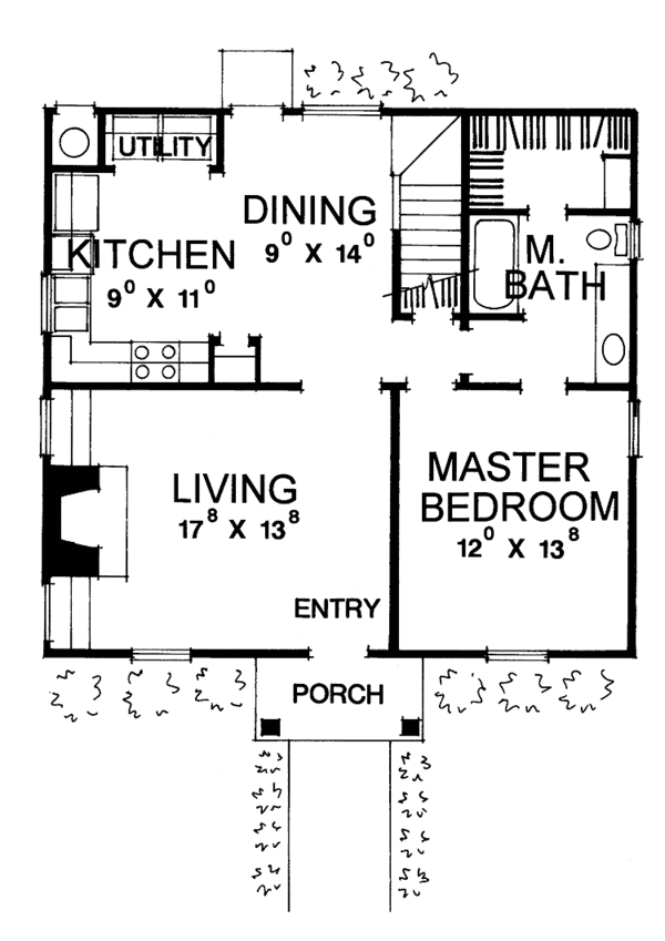 House Design - Classical Floor Plan - Main Floor Plan #472-22