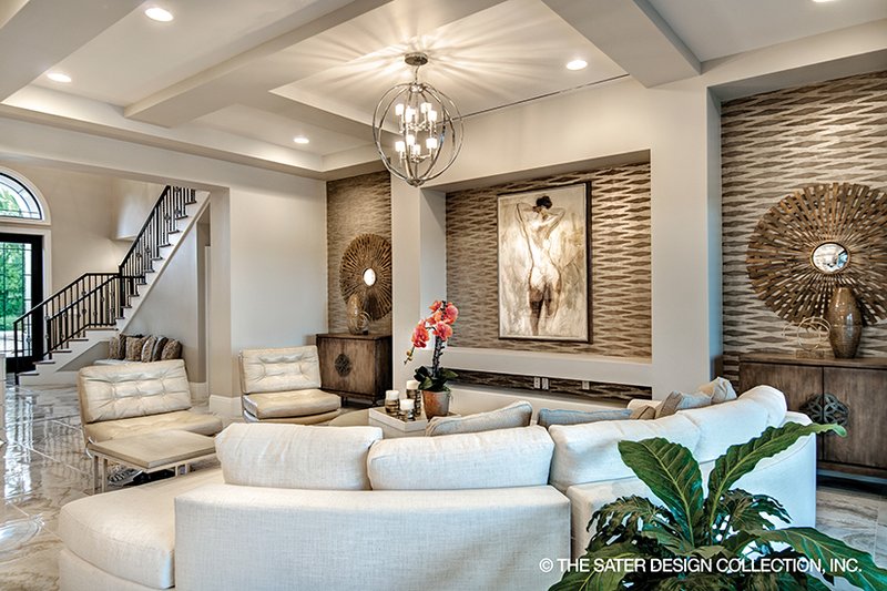 Dream House Plan - Interior - Family Room for Mediterranean House Plan #930-449 - 3 bed, 3.5 bath