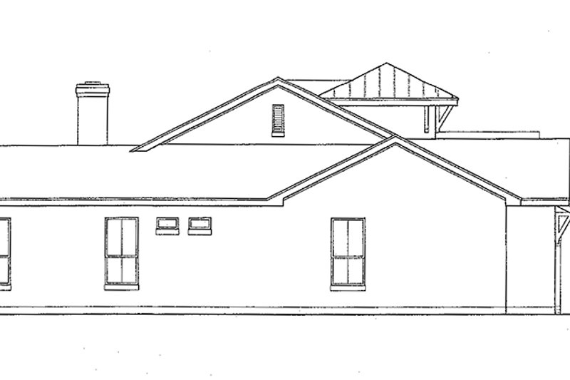 Home Plan - Exterior - Other Elevation 1 for Mediterranean House Plan #472-353 - 3 bed, 3 bath