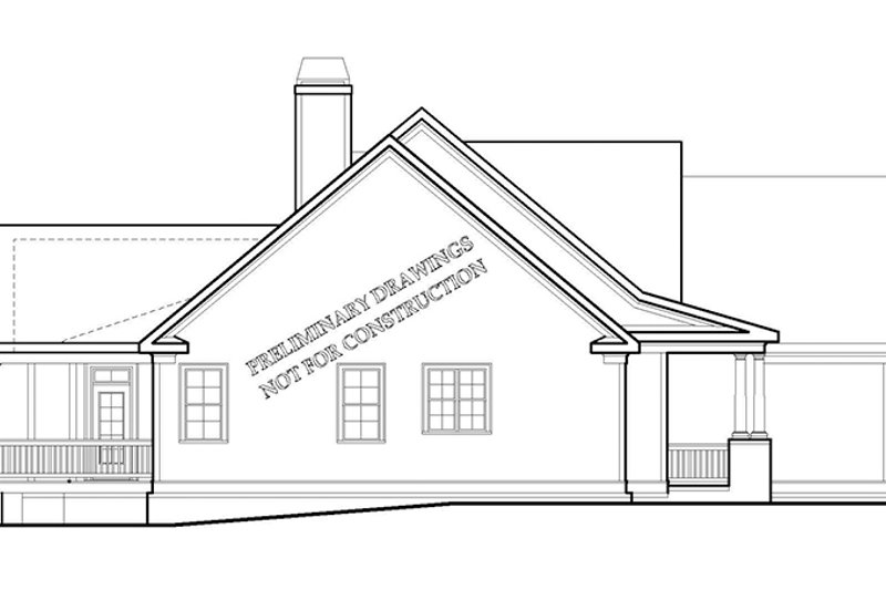 Dream House Plan - Exterior - Other Elevation 1 for Traditional House Plan #927-968 - 4 bed, 3.5 bath