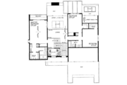 Contemporary Style House Plan - 3 Beds 2.5 Baths 2981 Sq/Ft Plan #72-771 Floor 