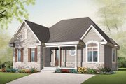 Country Style House Plan - 2 Beds 1 Baths 1173 Sq/Ft Plan #23-2497 