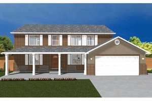 Traditional Exterior - Front Elevation Plan #1060-17