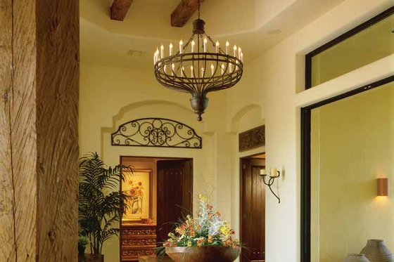 Interior - Entry for Mediterranean House Plan #930-97 - 4 bed, 5.5 bath