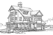 Victorian Style House Plan - 5 Beds 3.5 Baths 3641 Sq/Ft Plan #928-69 