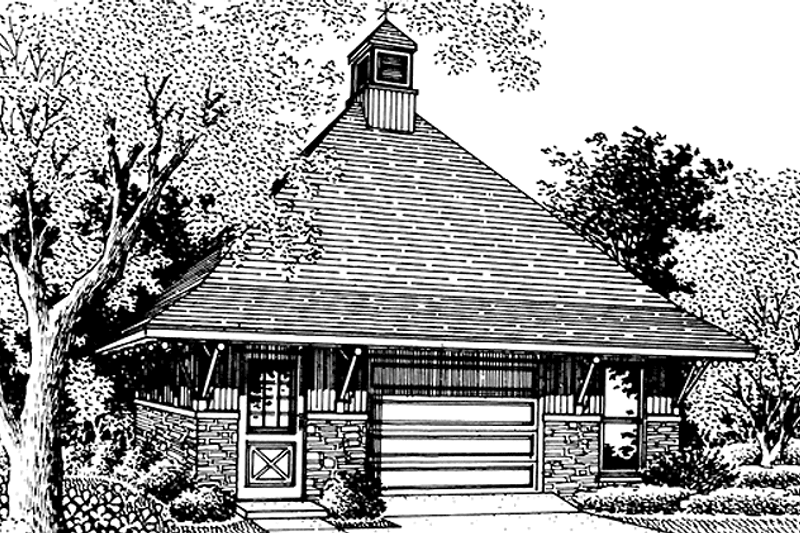 Home Plan - Exterior - Front Elevation Plan #45-445