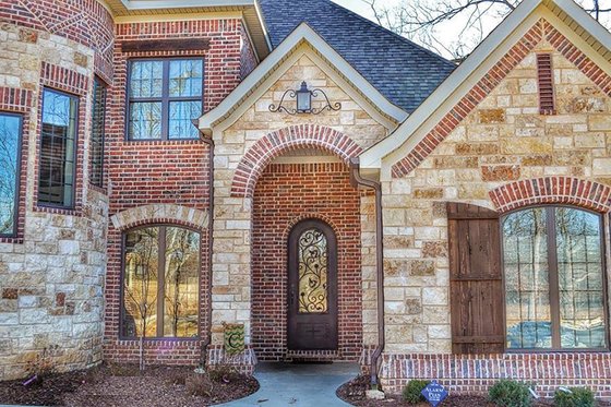 Exterior - Front Elevation 6 for European House Plan #17-3366 - 4 bed, 3.5 bath