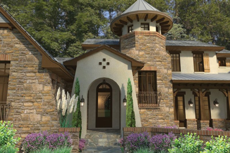 Dream House Plan - Exterior - Front Elevation 5 for Cottage House Plan #120-244 - 3 bed, 4 bath