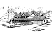 Country Style House Plan - 3 Beds 3 Baths 2532 Sq/Ft Plan #60-970 