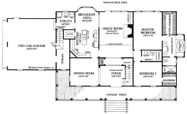 Dream House Plan - Country Floor Plan - Main Floor Plan #137-320