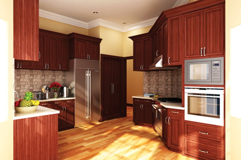 Architectural House Design - Interior - Kitchen for Ranch House Plan #314-292 - 3 bed, 2 bath