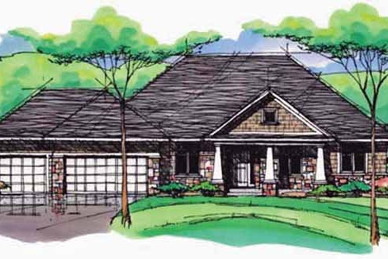 House Plan Design - European Exterior - Front Elevation Plan #51-992