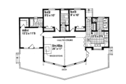 House Plan - 3 Beds 2 Baths 1292 Sq/Ft Plan #47-876 