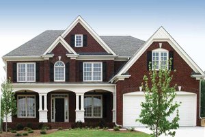 Home Plan - Traditional Exterior - Front Elevation Plan #54-229