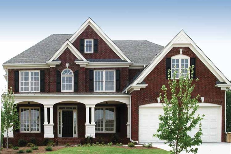 Dream House Plan - Traditional Exterior - Front Elevation Plan #54-229
