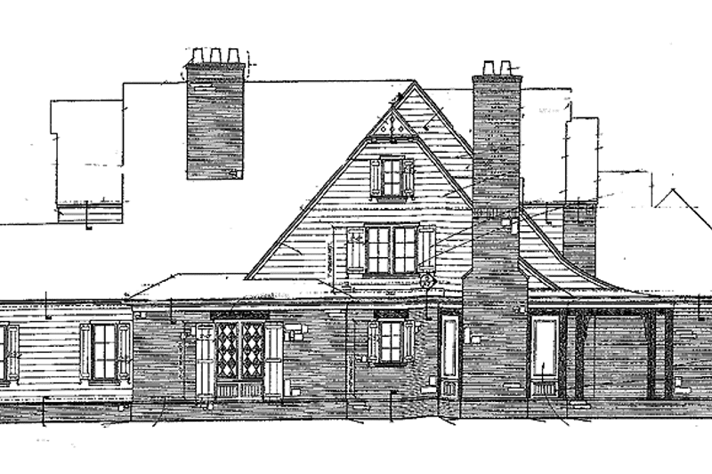 Home Plan - Exterior - Other Elevation for Victorian House Plan #429-252 - 4 bed, 4 bath
