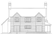 Victorian Style House Plan - 4 Beds 2.5 Baths 2218 Sq/Ft Plan #929-94 Exterior 