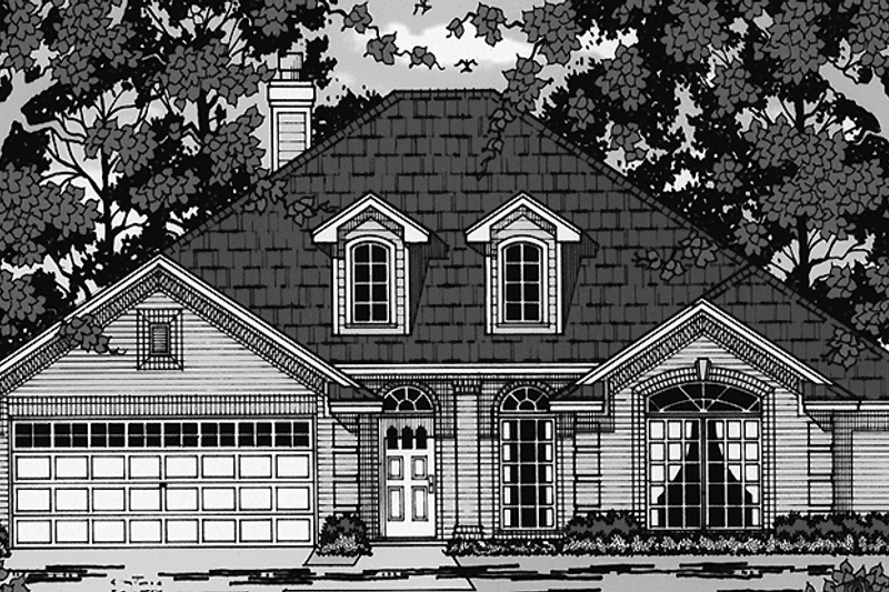 House Design - Country Exterior - Front Elevation Plan #42-701