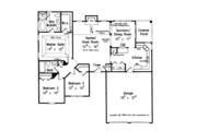 Ranch Style House Plan - 3 Beds 2 Baths 1338 Sq/Ft Plan #927-733 