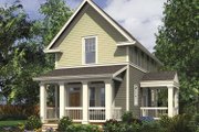 Contemporary Style House Plan - 2 Beds 2.5 Baths 1075 Sq/Ft Plan #48-869 