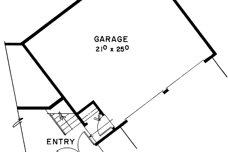 House Blueprint - Exterior - Other Elevation for Contemporary House Plan #60-845 - 3 bed, 2 bath