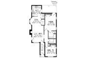 Colonial Style House Plan - 4 Beds 4 Baths 2146 Sq/Ft Plan #70-1393 