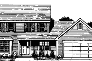 Home Plan - Country Exterior - Front Elevation Plan #1001-132