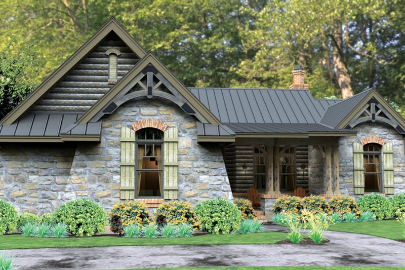 Bungalow Style House Plan - 3 Beds 2.5 Baths 2234 Sq/Ft Plan #120-245