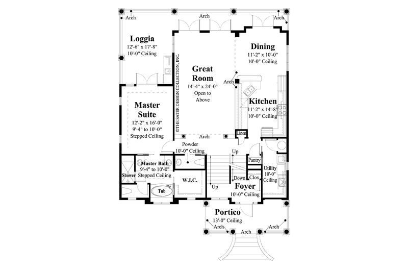 Dream House Plan - Floor Plan - Upper Floor for Mediterranean House Plan #930-411 - 4 bed, 4.5 bath