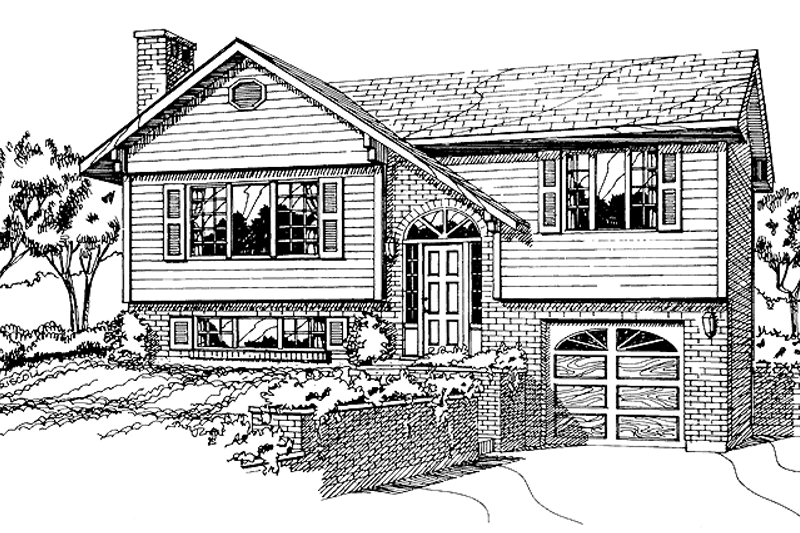 House Plan Design - Contemporary Exterior - Front Elevation Plan #47-709