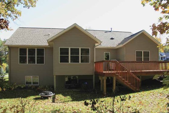 Exterior - Rear Elevation for Craftsman House Plan #928-120 - 3 bed, 3 bath