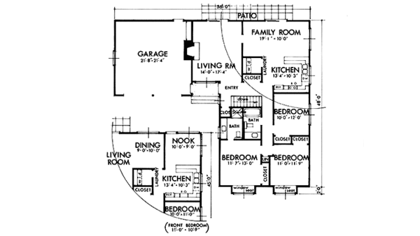Home Plan - Prairie Floor Plan - Main Floor Plan #320-1393