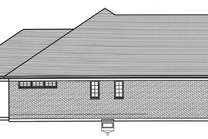 Dream House Plan - Exterior - Other Elevation 1 for Colonial House Plan #46-866 - 3 bed, 2 bath