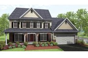 Colonial Style House Plan - 4 Beds 2.5 Baths 2593 Sq/Ft Plan #1010-37 