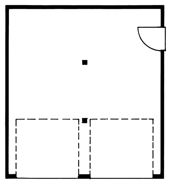 Architectural House Design - Colonial Floor Plan - Main Floor Plan #47-1064